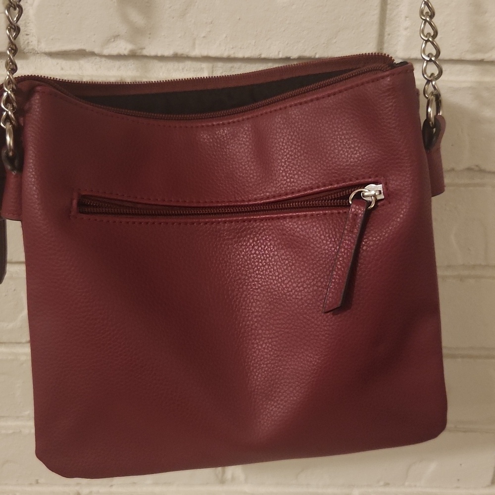Vintage Rosetti Burgundy Shoulder Bag EUC - Picture 8 of 9
